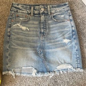 American eagle denim skirt